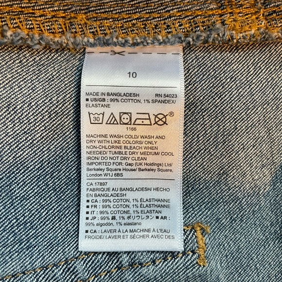 GAP Factory Women’s Denim Button-Front Skirt, size 10/30. New With Tags NWT. - Picture 7 of 8